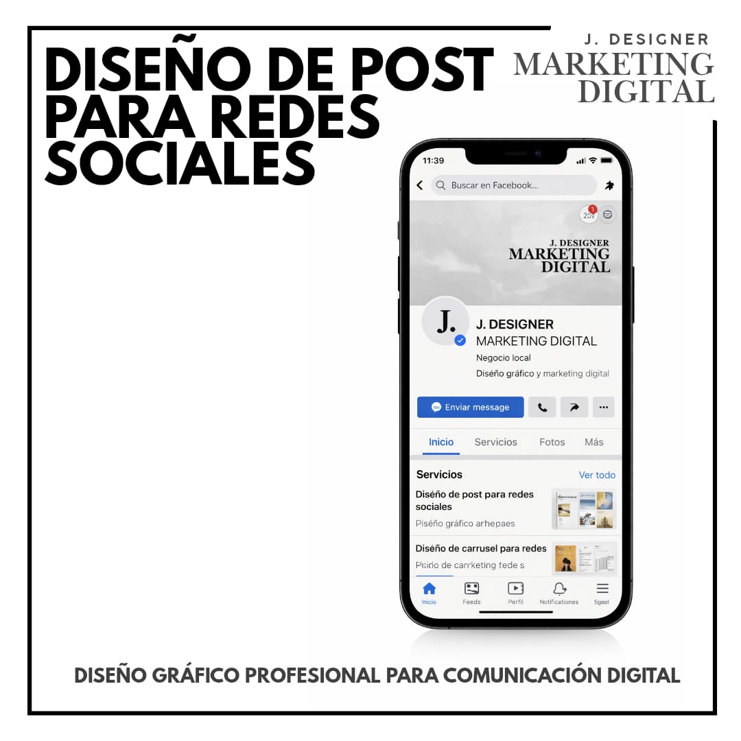 Diseño de post para redes sociales
